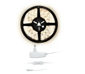 Solight WM50N-20T LED svetelný pás / 5m / sada s 12V adaptérom / 4 /8W/m / IP20 / neutrálna biela