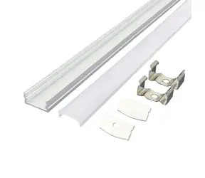 Solight WM905-1 hliníková lišta pre LED pásky 1/17x8mm / mliečny difúzor / 1m