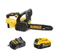 DeWalt DCM565P1 / Aku reťazová píla / 18 V / 5.0Ah / 30cm lišta / rýchlosť rezu: 7.68 ms