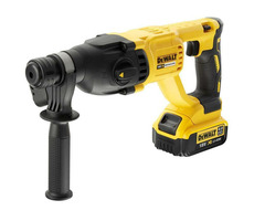 DeWalt DCH133M1 / Aku bezuhlíkové kombinované kladivo SDS PLUS / 18V XR / 4.0 Ah