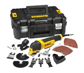 DeWalt DWE315KT / Oscilačná multibrúska s príslušenstvom / 300W / 22000 k-min