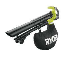Ryobi OBV18 / Aku Bezuhlíkový Vysávač a fukár / 18V / 6 m3-min / 201 km-h / vak lístia 45 L
