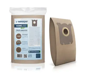 Philips WES1021 / Vrecká do vysávača (EP-BAG / IZ- E5/ PH5 / FR3816 / S-BAG) 5ks 