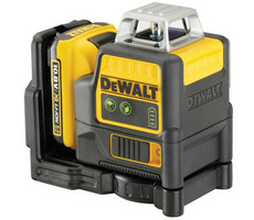 DeWalt DCE0811D1G / Aku krížový zelený laser / 2x360° / 10.8V / 1x2.0Ah XR Li-Ion