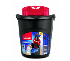 Vileda Ultramax žmýkacie vedierko pre mop Ultramax sivá