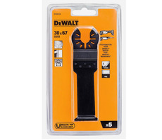 DeWalt DT20724-QZ / Sada pílových listov DT20703 / Dĺžka 67 mm / Šírka 30mm / 5ks