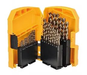 DeWalt DT4957-QZ / Sada kobaltových vrtákov do kovu Extreme HSS-Co / Priemer 1.5-13 mm / 29ks