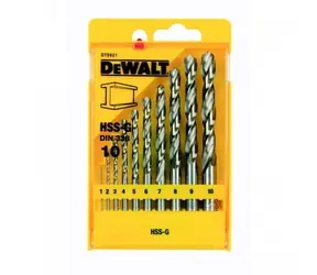 DeWalt DT5921-QZ / Sada HSS-G vrtákov do kovu / Priemer 1-10 mm / 10ks