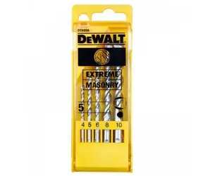 DeWalt EXTREME DT6956 / Sada vrtákov do muriva / Priemer 4-10 mm / 5ks