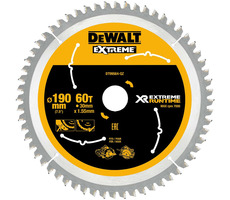 DeWalt DT99564 / Pílový kotúč pre kotúčové píly / Priemer 190x30 mm / Šírka rezu 1.55 mm / Počet zubov 60