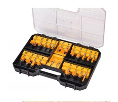 DeWalt DT90017-QZ / Sada stopkových fréz / 22ks