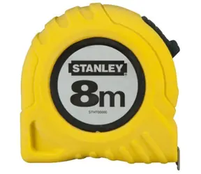 Stanley 0-30-457 / Meter zvinovací 8m / žltá oceľová páska 25mm / tr. pr. II / plastový obal
