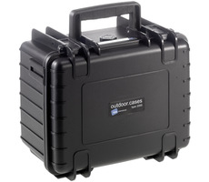 B&amp;W 2000|B|SI Outdoorový kufor typ 2000 s predrezanou penovou výplňou Čierna / Rozmery 270 x 215 x 165 mm