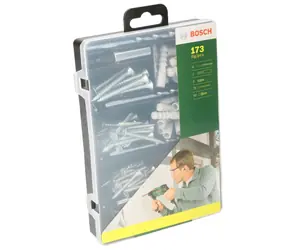 BOSCH 2607019511 / Sada upevňovacieho príslušenstva (173 ks)