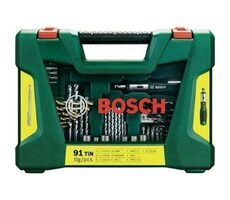 BOSCH 2607017311 / Sada skrutkovacích bitov a vrtákov s račňou a mag. Teleskopom (91 ks)