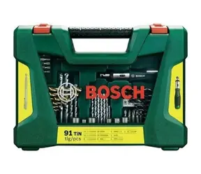 BOSCH 2607017311 / Sada skrutkovacích bitov a vrtákov s račňou a mag. Teleskopom (91 ks)