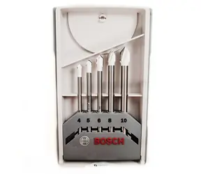 BOSCH 2608587169 / Sada vrtákov na dlaždice CYL-9 / Priemer 4-10 mm / Dĺžka 70-90 mm / 5 ks