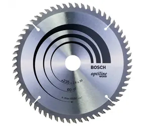 BOSCH 2608641192 / Pílový kotúč na drevo / Priemer 235x30 mm / Šírka rezu 2.8 mm / Počet zubov 60