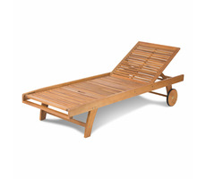 Fieldmann FDZN 4007-T Classic / Záhradné lehátko / Materiál: drevo (akácia) / Rozmery 190 x 70 cm / Nosnosť 110 kg