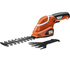 Black&Decker GSL700 / Aku nožnice na kríky a trávu / 7.2V / 1.3Ah / Dĺžka čepele 15 cm / Doba chodu 45 min