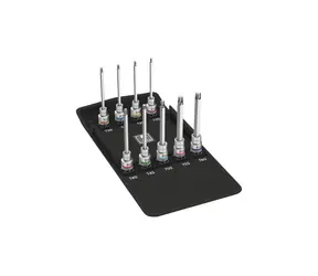 WERA 8767 C TORX HF 3 / sada bitových nástavcov Zyklop TORX / s pridržiavacou funkciou / upínacia časť 1|2"