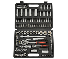 GEKO G10151 / Sada nástrčných kľúčov s račňou 1|2&quot; - 1|4&quot; / Bity | Gola | Inbus / 108 ks