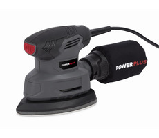 PowerPlus POWE40020 / Mini delta brúska / 140W / Brúsna plocha 140x140x80 mm / 13.000 ot-min / 26.000 kmitov-min