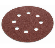 KREATOR KRT230507 / Brúsny papier na drevo a kov / Zrnitosť 120 / Priemer 125 mm / 5 ks