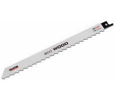 KREATOR KRT031001 / Pílový plátok pre chvostovú pílu na drevo / Dĺžka čepele 225 mm / 3 TPI / 2 ks