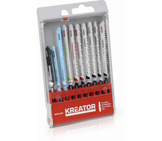 KREATOR KRT041090 / Sada Pílových plátkov na Kov | Drevo | laminát | Keramiku / 10 ks