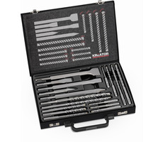 KREATOR KRT012801 / Sada SDS PLUS vrtákov a sekáčov / 5-14 mm / Dĺžka 110-260 mm / 17 ks