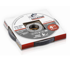 KREATOR KRT070410 / Rezací kotúč na kov / Priemer 115 x 22 mm / Šírka rezu 1.0 mm / 6 ks