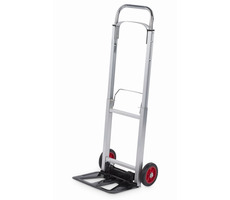 KREATOR KRT670201 / Rudlík skladací hliníkový / Rozmer lopaty 250x355 mm / Nosnosť 90 kg