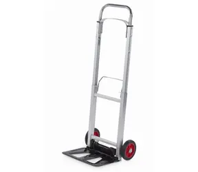 KREATOR KRT670201 / Rudlík skladací hliníkový / Rozmer lopaty 250x355 mm / Nosnosť 90 kg