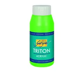 C Kreul SOLO GOYA Triton - akrylová farba / vodeodolná / 750ml / neónovo-zelená