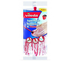 Vileda Náhradný nástavec pre mopy Supermocio Microfibre &amp; Power / vhodné na tvrdé podlahy