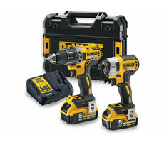 DeWalt DCK268P2T / Sada Aku náradie vŕtačka DCD791 | Rázový uťahovák DCF887 / 2x18V / 2x5.0Ah