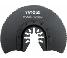 YATO Segmentový pílový list pre multifunkciu na drevo a plast / HSS / Priemer 88 mm / Rozteč zubov 1.4 mm