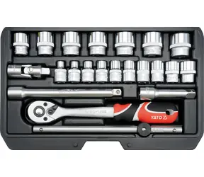 YATO YT-38561 Gola sada s račňou 3/8" (22 ks)