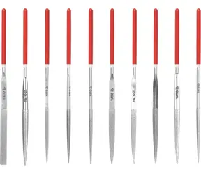YATO Sada pilníkov ihlových diamantových / Dĺžka 140 mm / Dĺžka povlaku 50 / Zrnitosť 150 / 10 ks