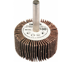 YATO Brúsny lamelový kotúč / Radiálny 40x20 mm / Priemer stopky 6 mm / Zrnitosť 120