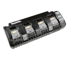 Makita DC18SF / Nabíjačka pre štyri akumulátory / 14.4V LTX / 18V Li- ION / 1.3-5.0 Ah