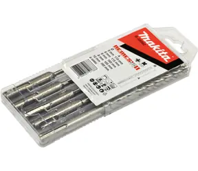 Makita NEMESIS Sada Príklepových vrtákov SDS-plus / Priemer 5-10 mm / Dĺžka 110-160 mm / štvorbritý / 5ks