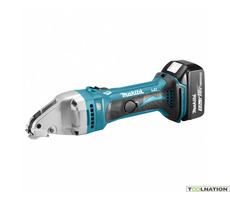 Makita DJS161RTJ / Aku Nožnice na plech / 18V / 2x5.0Ah / 4.300 z-min / Výkon až 2.5 mm
