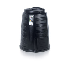 Prosperplast Kompostér ECOCOMPO - Čierna / Objem 340 L / Rozmery 78x78 cm / Výška 104 cm / Plast / Hmotnosť 7 kg