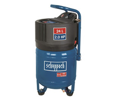 Scheppach HC 24 V / Bezolejový kompresor / 1500W / 120-180 l-min / Tlak 10 bar / 24 L