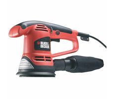 Black&amp;Decker KA191EK / Excentrická brúska / 480W / 125 mm / 12.000 ot-min / kufor