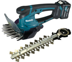 Makita UM600DSMEX / Aku nožnice na kríky a trávu / 10.8V / 2x4.0Ah / Záber 160 mm / 1250 zdvihov-min