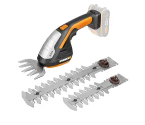 WORX WG801E / Aku nožnice na kríky a trávu / 20V / 2.0Ah / Záber 200|120 mm / Doba chodu 60 min