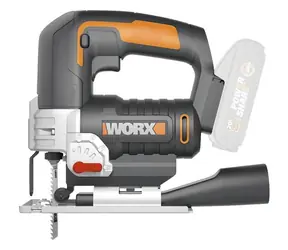 WORX WX543.9 / Aku Priamočiara píla / 20V / zdvih 24 mm / až 2600 zdvihov-min / Rezná hĺbka 80 mm / bez Aku